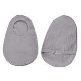 Maxbell Protective Cover for Ostomy Bag Breathable Lightweight Accessories Protector Light Brown