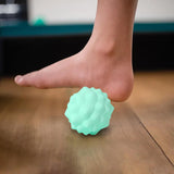 Maxbell Spiky Massage Ball Washable Portable Massage Roller Ball for Neck Legs Waist Green