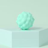 Maxbell Spiky Massage Ball Washable Portable Massage Roller Ball for Neck Legs Waist Green