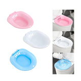 Maxbell Toilet Seat Sink Woman Sits Bath Deep Bowl Bidet Hip Bath Sturdy Comfortable Pink