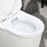 Maxbell Toilet Seat Sink Woman Sits Bath Deep Bowl Bidet Hip Bath Sturdy Comfortable White