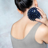 Maxbell Spiky Massage Balls Manual Portable Foot Massage Ball for Shoulder Feet Neck Dark Blue