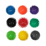 Maxbell Spike Massage Balls Multifunctional Manual Exercise Ball for Feet Back Hands Blue