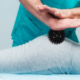 Maxbell Spike Massage Balls Multifunctional Manual Exercise Ball for Feet Back Hands Black