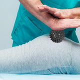 Maxbell Spike Massage Balls Multifunctional Manual Exercise Ball for Feet Back Hands Gray