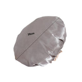 Maxbell Shower Cap Reusable Waterproof Layer Bathing Hair Cap for Salon Girls Ladies Gray