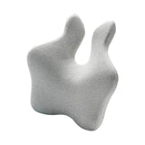 Maxbell Lumbar Support Pillow Back Rest for recliner Office Chair Back Computer Desk Light Grey