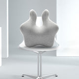 Maxbell Lumbar Support Pillow Back Rest for recliner Office Chair Back Computer Desk Light Grey