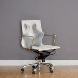 Maxbell Lumbar Support Pillow Back Rest for recliner Office Chair Back Computer Desk Light Grey