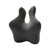 Maxbell Lumbar Support Pillow Back Rest for recliner Office Chair Back Computer Desk Dark Gray