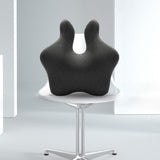 Maxbell Lumbar Support Pillow Back Rest for recliner Office Chair Back Computer Desk Dark Gray