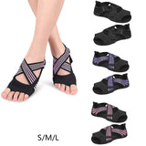 Maxbell Yoga Socks for Women Clasped Pilates Socks Grip Socks for Barre Yoga Pilates S Violet