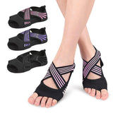 Maxbell Yoga Socks for Women Clasped Pilates Socks Grip Socks for Barre Yoga Pilates S Violet
