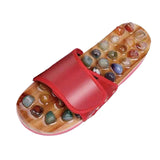 Maxbell Foot Massage Slippers with Natural Stone Summer Gifts Comfortable Adjustable 43 to 44