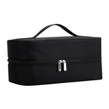 Maxbell Hair Dryer Travel Case Water Resistant Storage Black Hair Dryer Carrying Bag