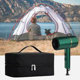 Maxbell Hair Dryer Travel Case Water Resistant Storage Black Hair Dryer Carrying Bag