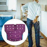 Maxbell Incontinence Underwear Waterproof Adult Diaper for Men Women Elderly Seniors violet