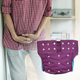 Maxbell Incontinence Underwear Waterproof Adult Diaper for Men Women Elderly Seniors violet