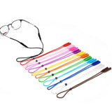 Maxbell 5 Pieces Glasses Strap Sunglasses Strap for Any Activities Hanging Neck Kids White