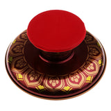 Max Alloy Tray Buddhism Worship Offering Pedestal for Buddha Altar 6 Inch