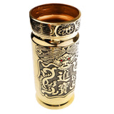Max Buddha Supplies Lotus Copper Lucky Incense Tube Temple Buddha Decor -8 inch