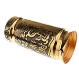 Max Buddha Supplies Lotus Copper Lucky Incense Tube Temple Buddha Decor -8 inch