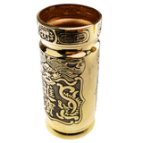 Max Buddha Supplies Lotus Copper Lucky Incense Tube Temple Buddha Decor -8 inch