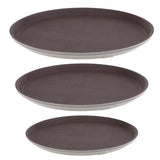 Max Plastic Circular Shaped Cup Tray Food/Snack/ Fruit Tray for Bar Tools  28cm