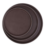 Max Plastic Circular Shaped Cup Tray Food/Snack/ Fruit Tray for Bar Tools  28cm