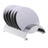 Max Round Table Coaster Heat-proof Stainless Steel Drink Coaster Set