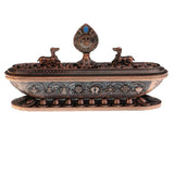 Max Buddhist Incense Burner alloy Home Decor Buddhist Supplies Holder #3