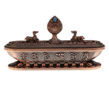 Max Buddhist Incense Burner alloy Home Decor Buddhist Supplies Holder #3