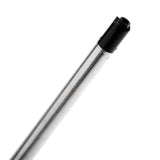 Max 0.7mm Metal Ballpoint Pen Sign Pen Refills Ink Writing Tools - Black
