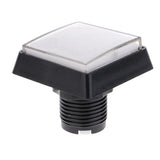 Max Rectangle Arcade Machine Game Button with led lamp illuminated White