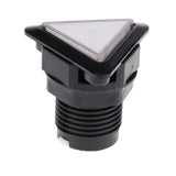 Max Triangle Arcade Machine Game Button with led lamp illuminated White