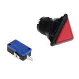 Max Triangle Arcade Machine Game Button with led lamp illuminated Red