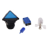 Max Triangle Arcade Machine Game Button with led lamp illuminated Blue