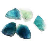 Max Natural Blue Green Fluorite Perforated with Irregular Desk Ornament 30-45mm