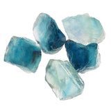 Max Natural Blue Green Fluorite Perforated with Irregular Desk Ornament 25-30mm