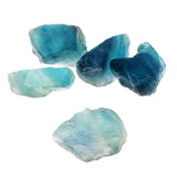 Max Natural Blue Green Fluorite Perforated with Irregular Desk Ornament 25-30mm