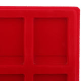 Max 8 Grid Velvet Frame Series Display Tray Coin Case for PCGS NGC Display -Red