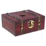 Max Chinese Retro Vintage Style Wooden Jewelry Box Necklace Storage Box Case