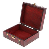 Max Chinese Retro Vintage Style Wooden Jewelry Box Necklace Storage Box Case
