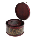 Max 2PCS Vintage Wood Jewelry Box Necklace Bracelet Gift Storage Organizer Case