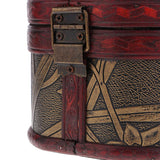 Max 2PCS Vintage Wood Jewelry Box Necklace Bracelet Gift Storage Organizer Case