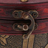 Max 2PCS Vintage Wood Jewelry Box Necklace Bracelet Gift Storage Organizer Case
