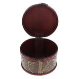 Max 2PCS Vintage Wood Jewelry Box Necklace Bracelet Gift Storage Organizer Case