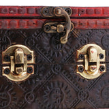 Max Retro Metal Lock Jewelry Treasure Chest Jewelry Storage box 14x12cm