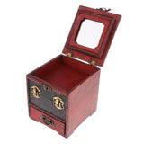 Max Retro Metal Lock Jewelry Treasure Chest Jewelry Storage box 14x12cm