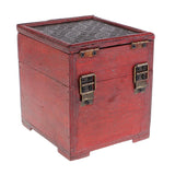 Max Retro Metal Lock Jewelry Treasure Chest Jewelry Storage box 14x12cm